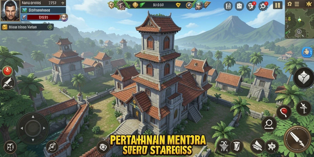 Tampilan gameplay seru dalam Tower Defense 2757.