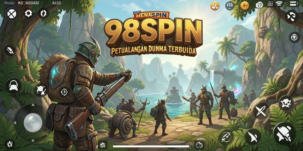 Menjelajahi dunia terbuka yang penuh petualangan di 98SPIN.