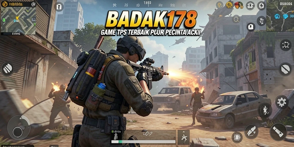 Tampilan gameplay yang mendebarkan dari BADAK178 dengan aksi intens.