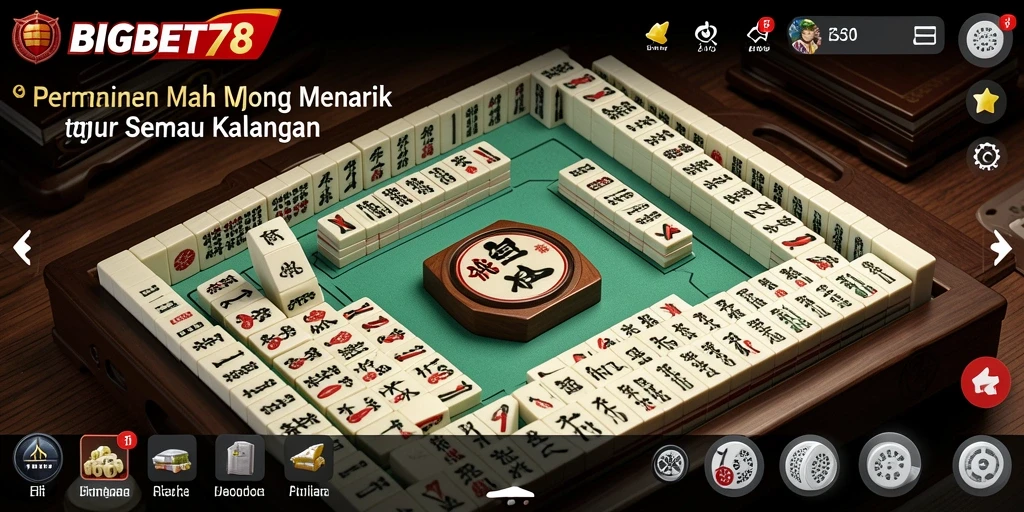 Gameplay seru dan menegangkan dari permainan Mahjong di BIGBET78.