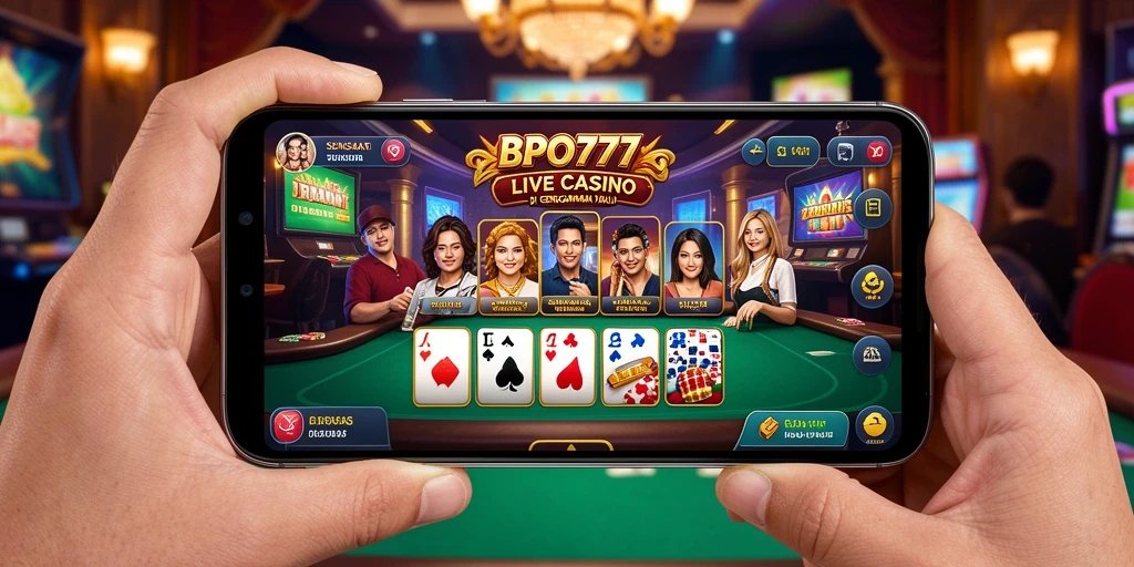 Gameplay Live Casino yang mengesankan dengan dealer profesional.