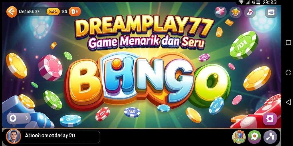 Tampilan gameplay seru dalam aplikasi Bingo DREAMPLAY77.