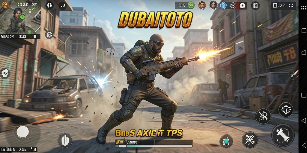 Tangkapan layar gameplay DUBAITOTO yang menampilkan pertempuran seru.