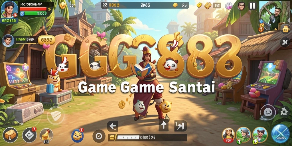 Tampilan gameplay GGG888 yang penuh warna dan menarik.