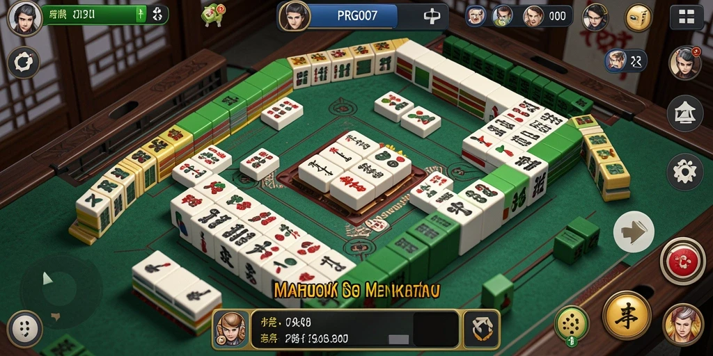 Tampilan screenshot gameplay Mahjong yang seru dan menantang.
