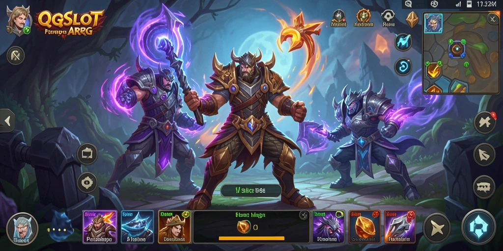 Tampilan gameplay seru dalam QQSLOT yang penuh aksi.