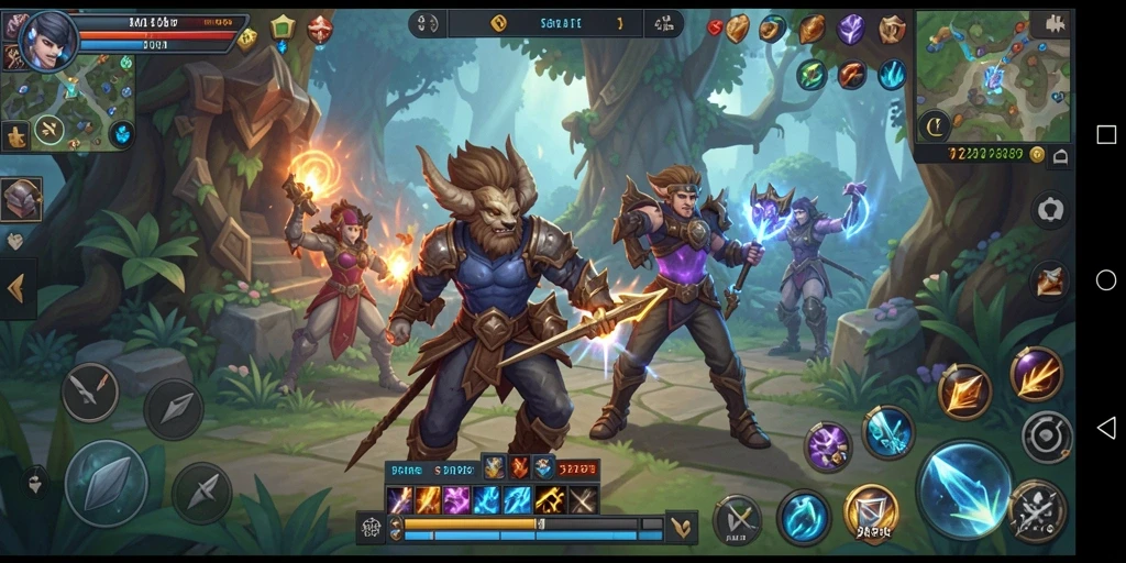 Tampilan gameplay ARPG yang mendebarkan dan grafis menarik.